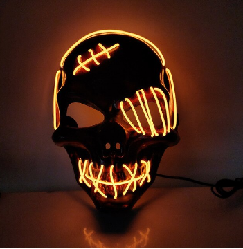 Unisex LED Masker voor Halloween Feest 4