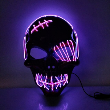 Unisex LED Masker voor Halloween Feest 6