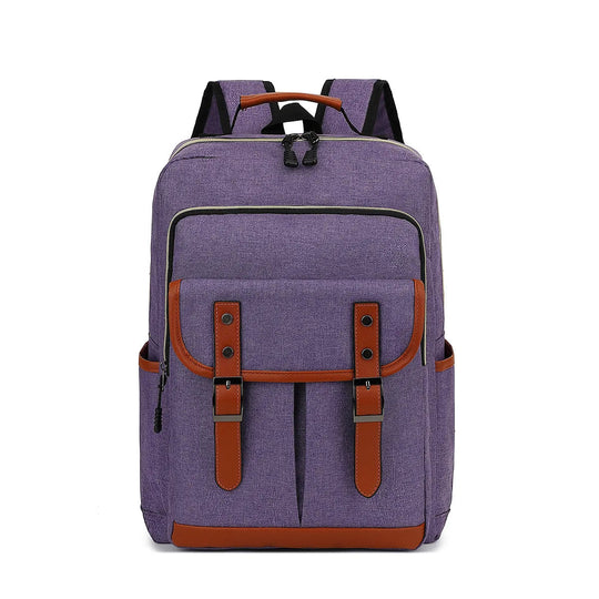 Unisex Laptop Rugzak Waterdicht Vintage Met Laptopvak 12