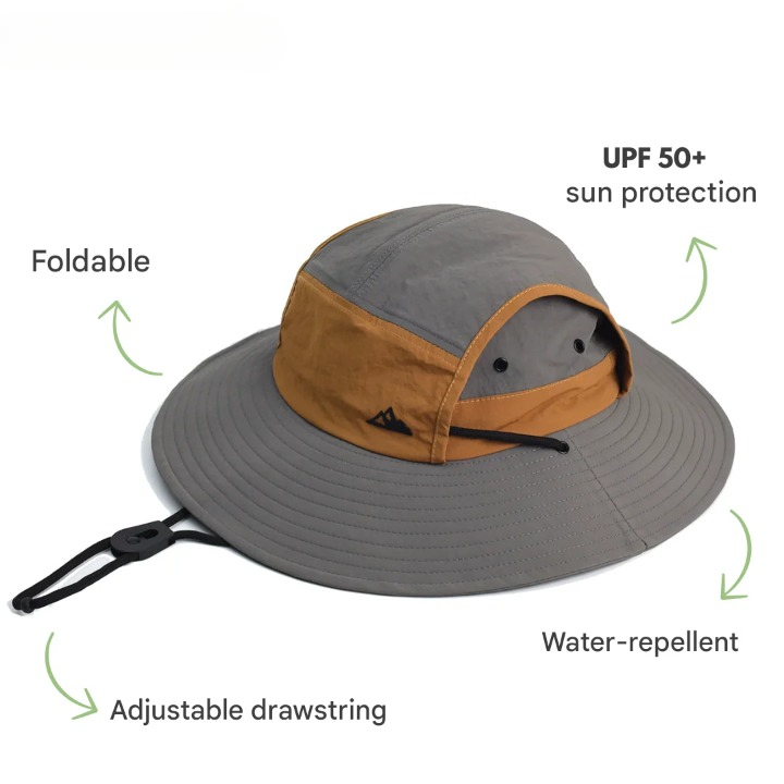 Unisex Outdoor Zonnehoed Met Brede Rand 7