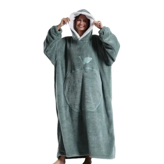 Unisex Oversized Fleece Hoodie voor Comfortabele Ontspanning 10