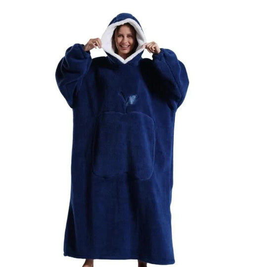 Unisex Oversized Fleece Hoodie voor Comfortabele Ontspanning 11