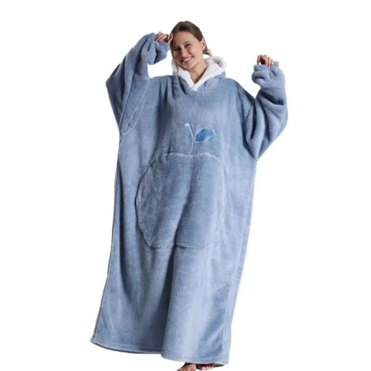 Unisex Oversized Fleece Hoodie voor Comfortabele Ontspanning 12