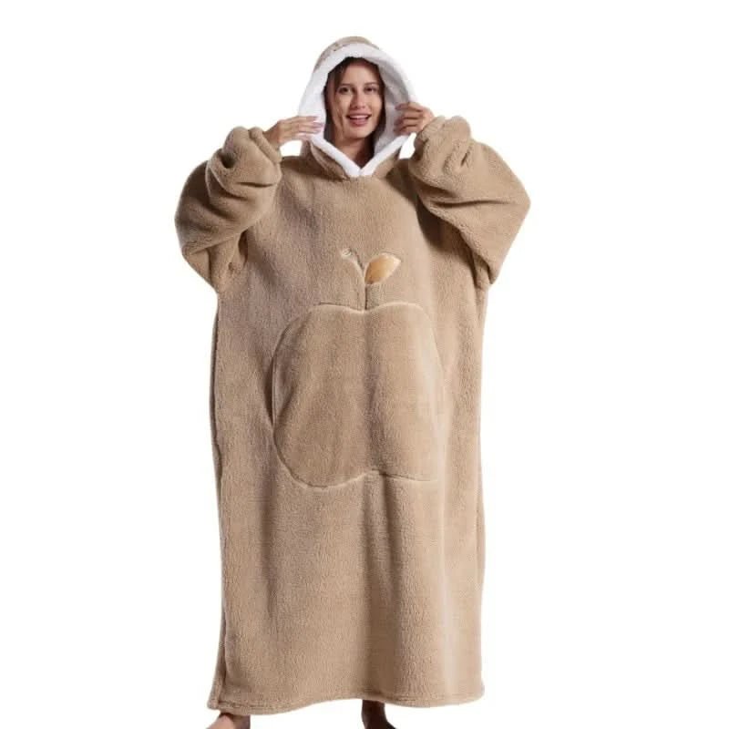 Unisex Oversized Fleece Hoodie voor Comfortabele Ontspanning 9