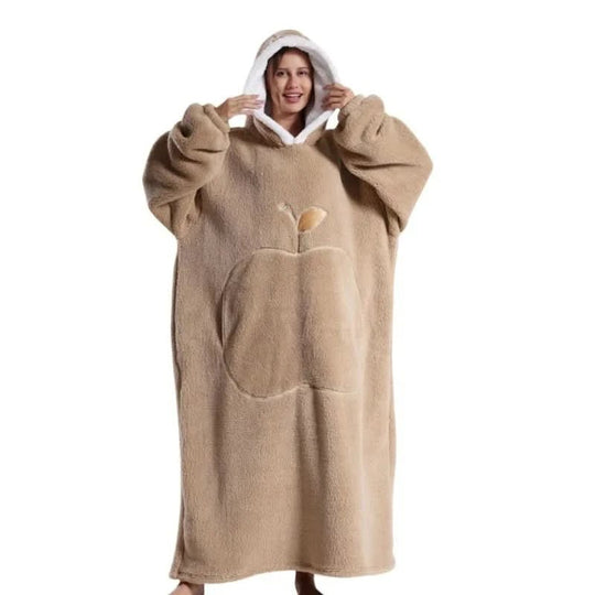 Unisex Oversized Fleece Hoodie voor Comfortabele Ontspanning 9