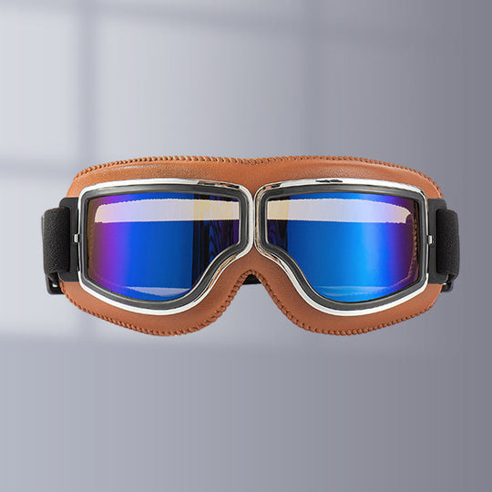 Unisex Retro Pilotenstijl Motorbril Sportief 14