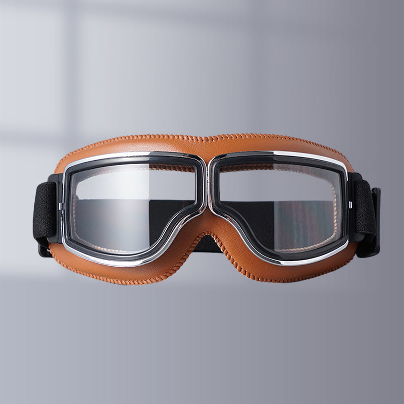 Unisex Retro Pilotenstijl Motorbril Sportief 17