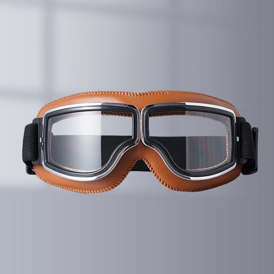 Unisex Retro Pilotenstijl Motorbril Sportief 17