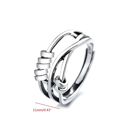 Unisex Ring Modern Design Verstelbaar 3