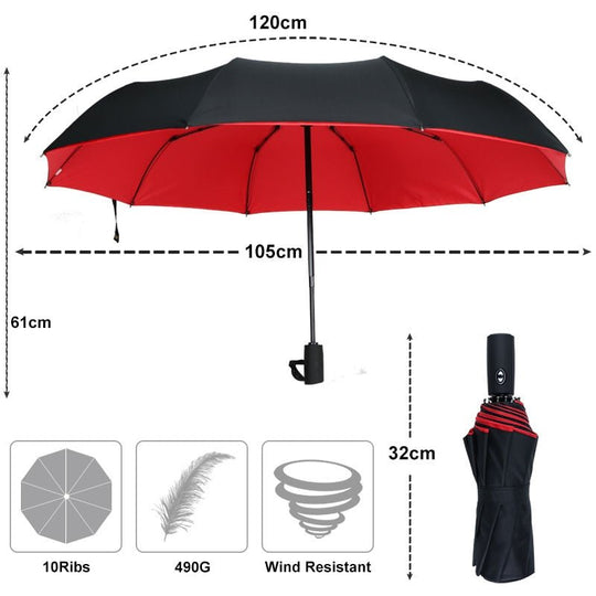 Unisex Stormparaplu Windbestendig 8