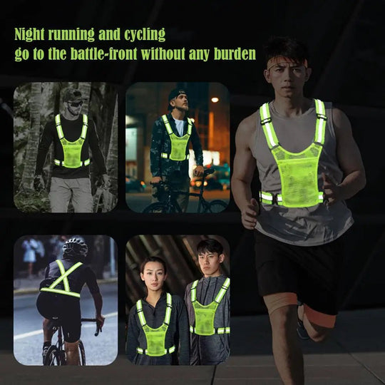 Unisex Veiligheidsvest Reflecterend voor Hardlopen en Fietsen 2