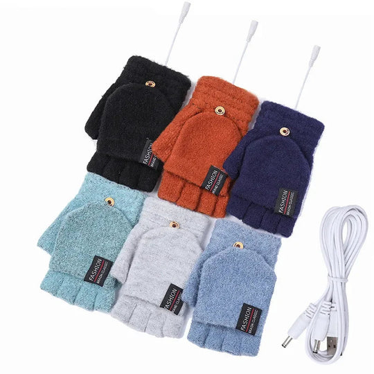 Unisex Verwarmde Handschoenen USB Oplaadbaar 6