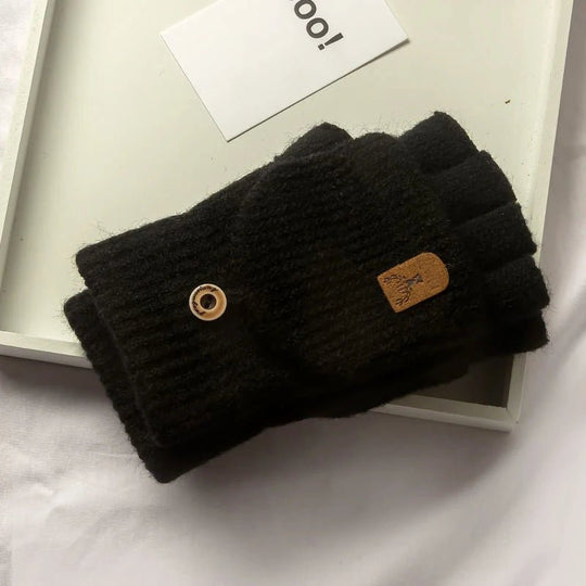 Unisex Winterhandschoenen met Halve Vingers en Touchscreen Functie 1