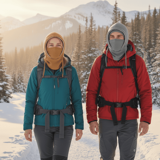 Unisex Wintermuts Winddicht met Afneembare Nekflap 1