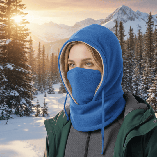 Unisex Wintermuts Winddicht met Afneembare Nekflap 5