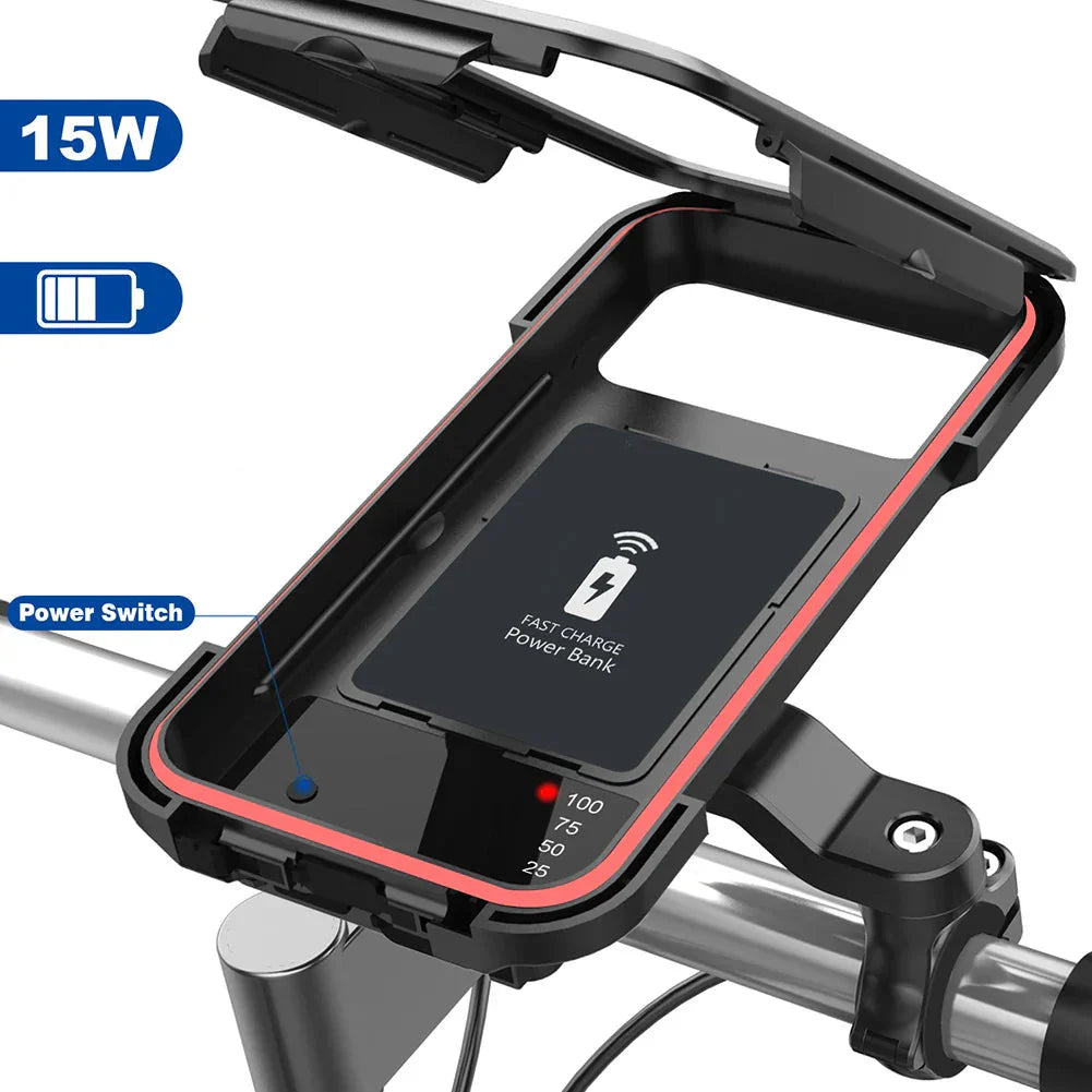 Universele Fietshouder met Draadloze Oplader 9