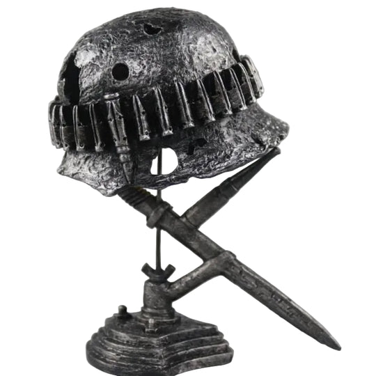 Vintage Tafellamp Helm Stijl 0