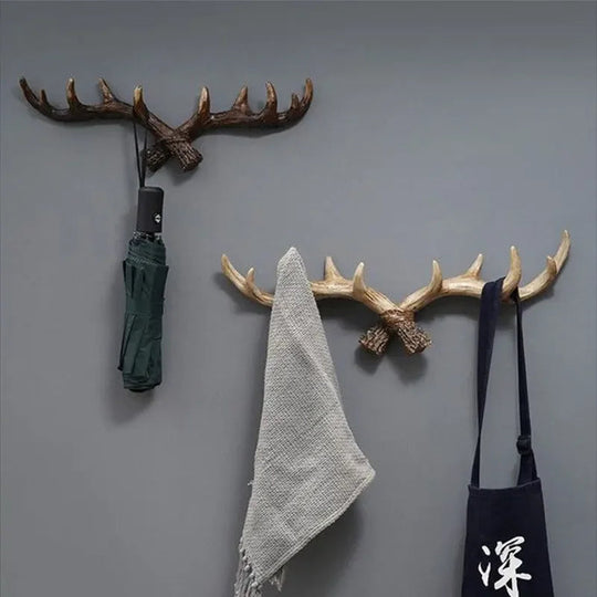 Vintage Wandhaak Antler Retro Stijl voor Thuis 2