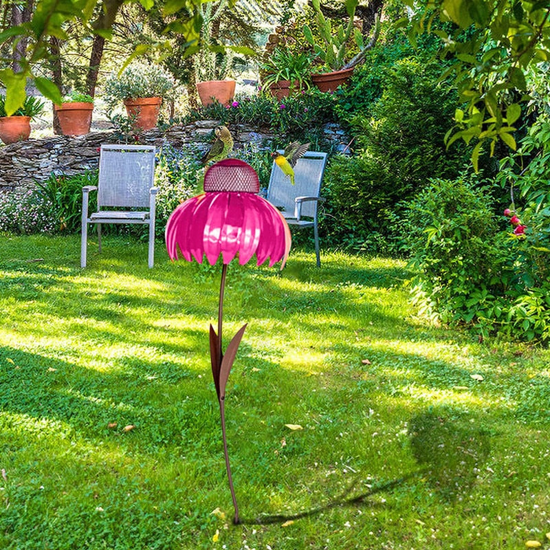 Vogelhuisje Bloemvormig voor Tuin Decoratie 3