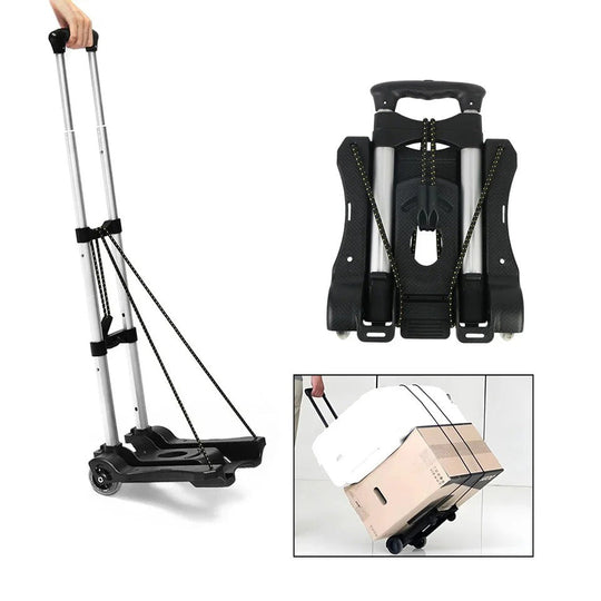 Vouwbare Trolley met Telescopisch Handvat 0