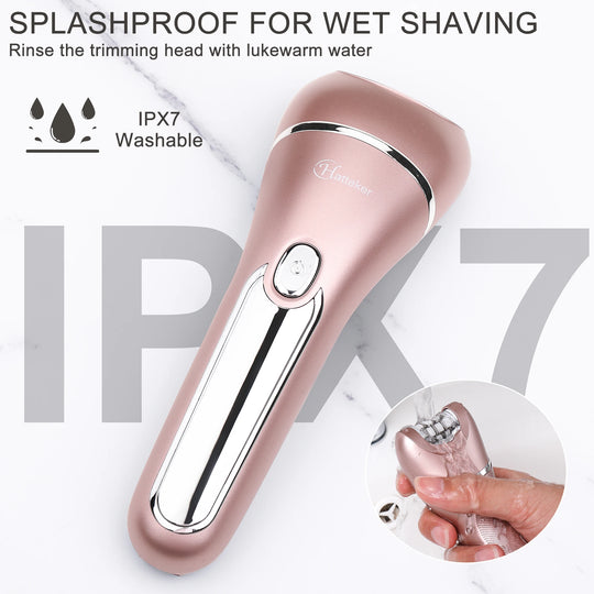 Vrouwen 3-in-1 Epilator Compact Scheerapparaat voor Gladde Huid en Bikinilijn 5