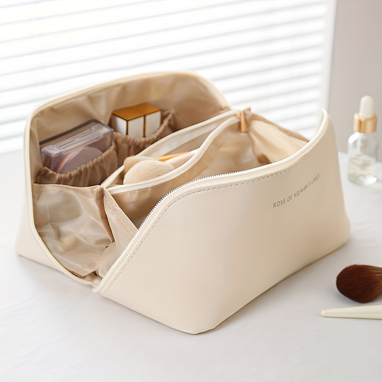 Vrouwen Make-up Organizer Met Ritssluiting Compact Design 1