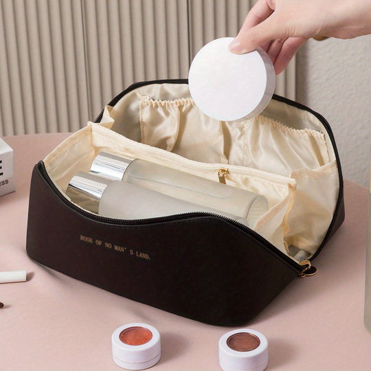 Vrouwen Make-up Organizer Met Ritssluiting Compact Design 3