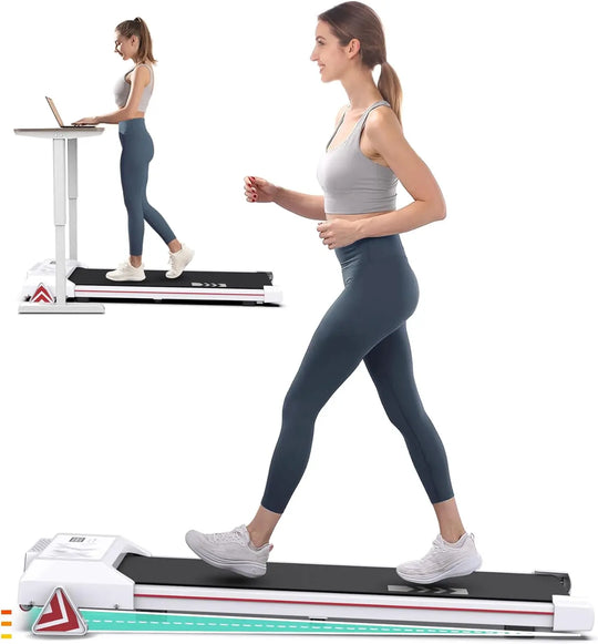 Vrouwen Mini Loopband Voor Thuis - Inklapbare Loopband Onder Bureau 9