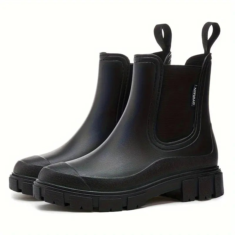 Vrouwen Waterdichte Regenlaarzen met Antislip Zool 5