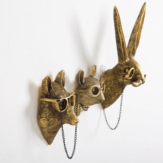 Wanddecoratie Dierenkop Frankie Voor Woonkamer en Slaapkamer 2
