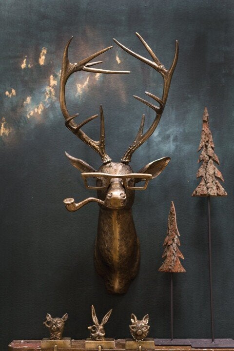 Wanddecoratie Dierenkoppen Creatief Design 0