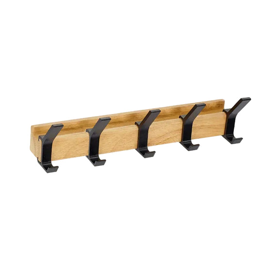 Wandkapstok met Beweegbare Haken Scandinavisch Design voor Jassen en Accessoires 6