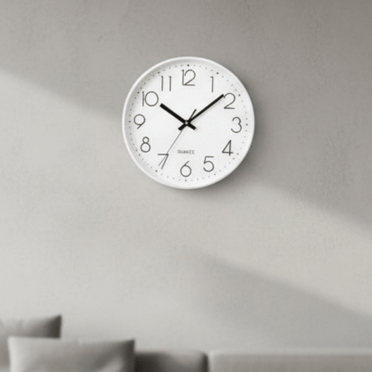Wandklok Minimalistisch Design 30 cm Stille Beweging 0