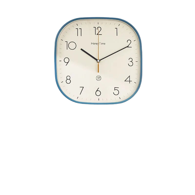 Wandklok Retro Stijl Vierkant 0