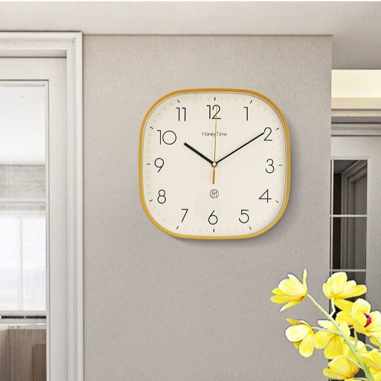 Wandklok Retro Stijl Vierkant 7
