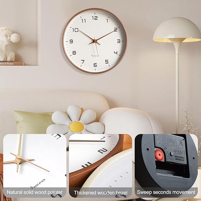 Wandklok Scandinavisch Design Minimalistisch Decoratief 1