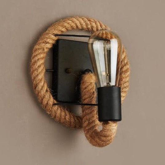 Wandlamp Vintage Touwstijl voor Binnen - Uniek Ontwerp voor Woonkamer en Slaapkamer 5