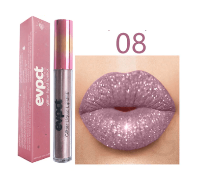 Waterdichte Glitter Lippenstift met Langdurige Glans 12