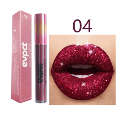 Waterdichte Glitter Lippenstift met Langdurige Glans 9