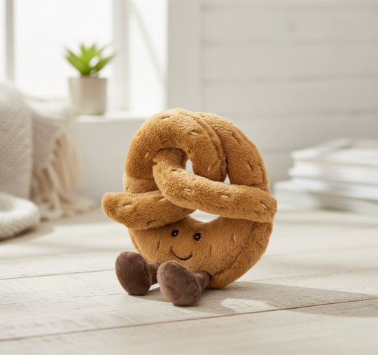 Zacht Knuffeldier Brooddesign Pretzel Croissant Toast 2