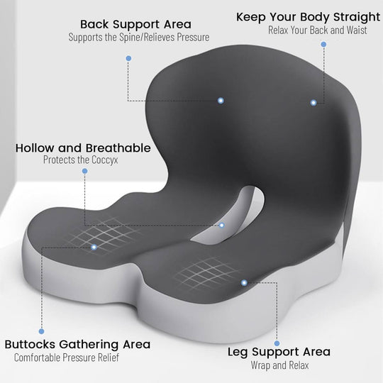 Zitkussen Voor Comfortabel Zitten - Ergonomisch Ontwerp Voor Gezonde Zithouding 7