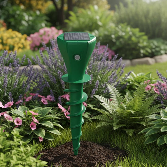 Zonne-energie Mollenverjager met Drie Trillingsmodi voor Tuin 1