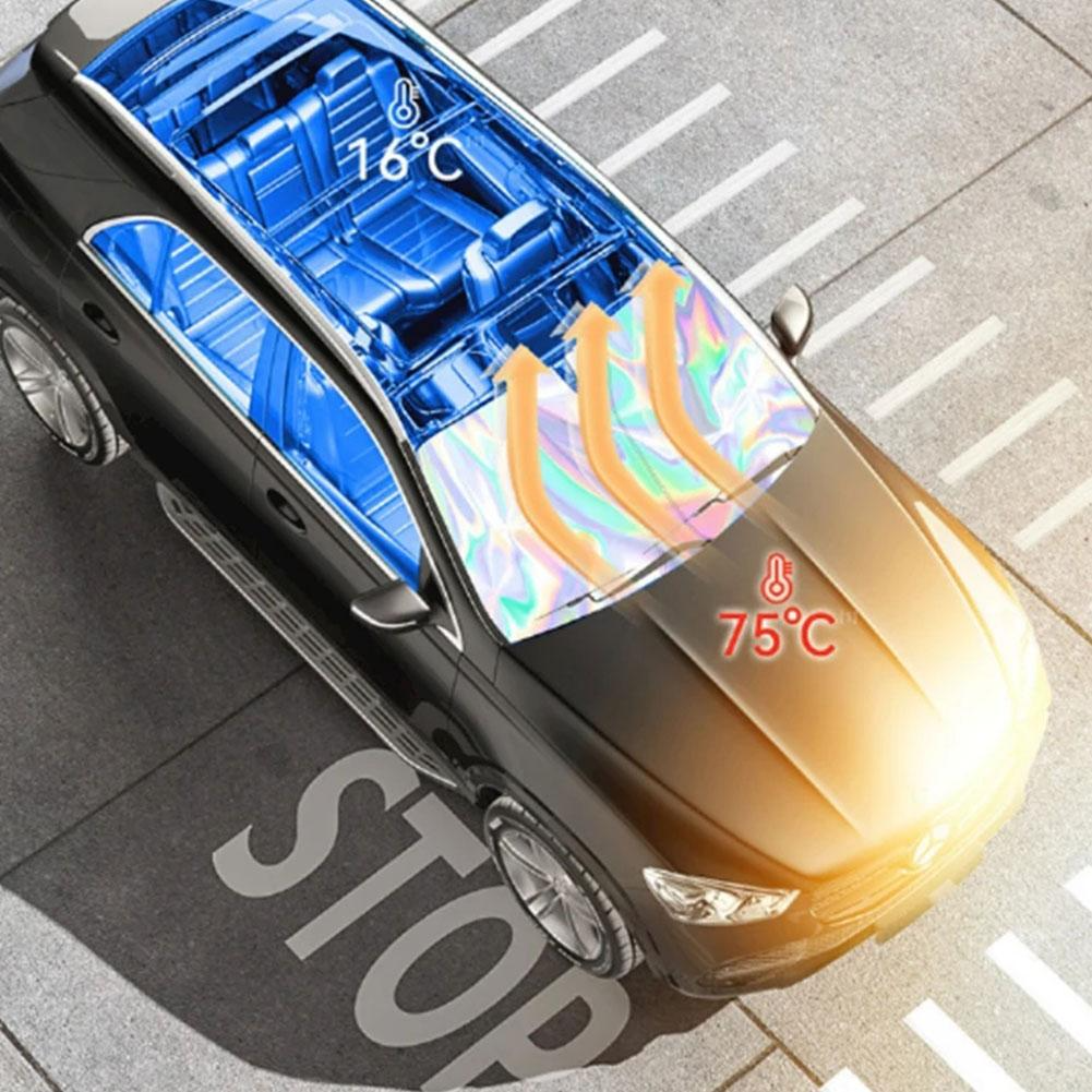 Zonneklep voor Auto Laserreflecterend Compact Stijlvol Ontwerp 1