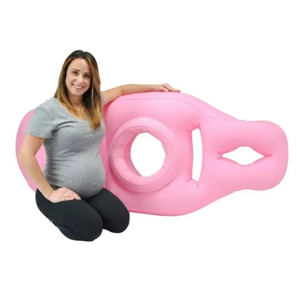 Zwangere Vrouwen Opblaasbaar Matras Ergonomisch Ontspanning 4