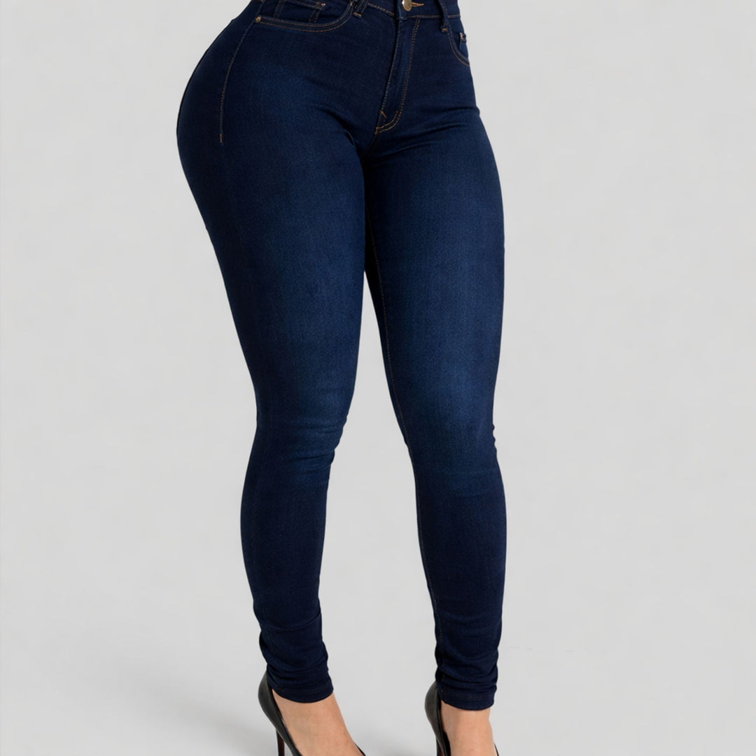 Damesbroek met hoge taille