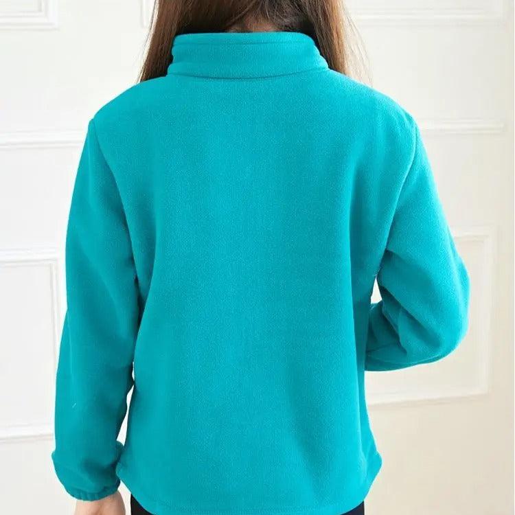 Winter warme fleece jas voor dames