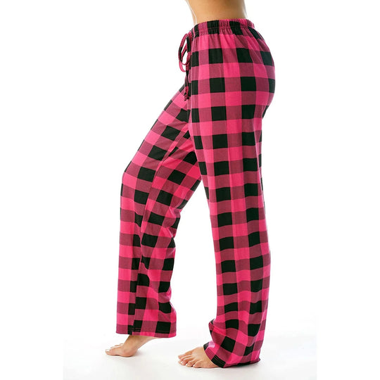 Geruite pyjama voor dames