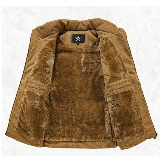 Heren fleece warm vest