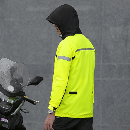 Reflecterend motorregenpak