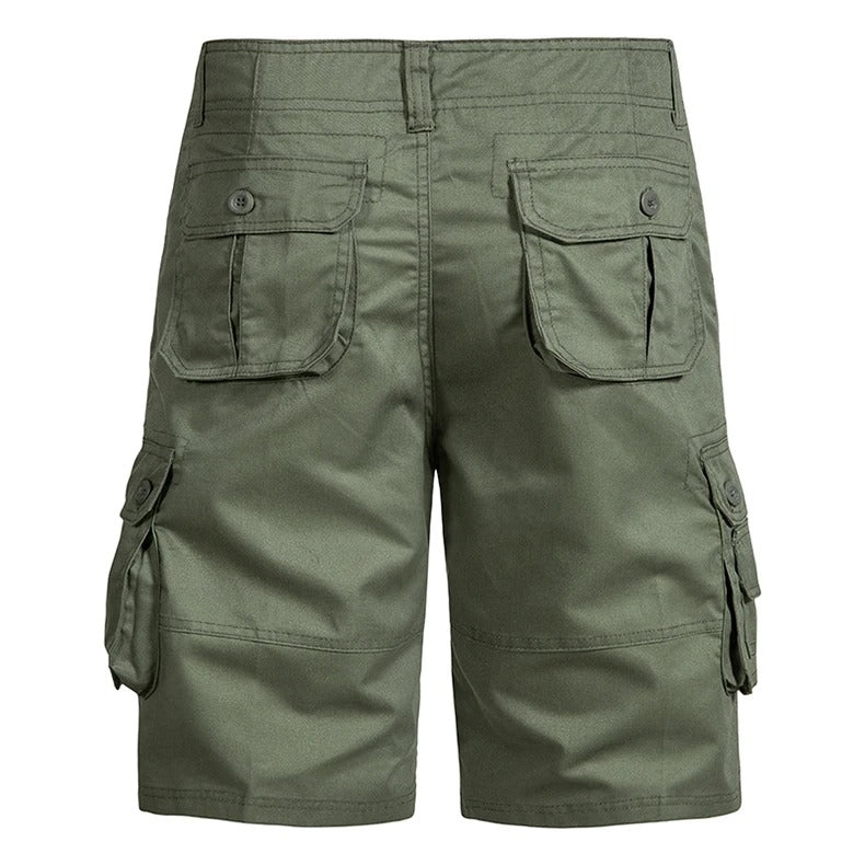 Katoenen zomerse cargoshort voor heren
